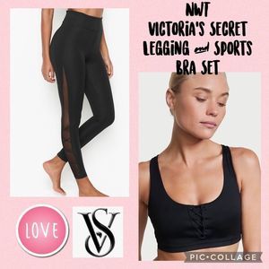 NWT VS Leggings & Sports Bra Set